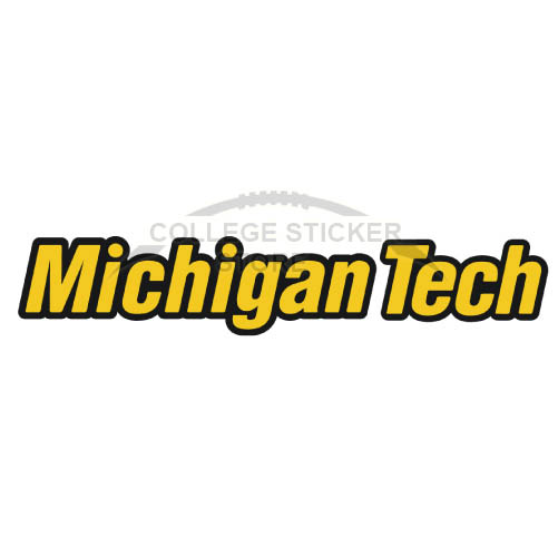 Personal Michigan Tech Huskies Iron-on Transfers (Wall Stickers)NO.5061